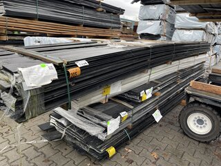 Ca. 66x Douglas veer en groef (zwart gecoat 2x), 18x185mm, lengte 400c
